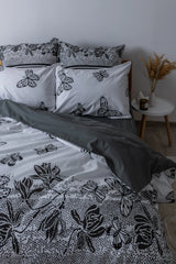 Комплект постільної білизни ТЕП "Soft dreams" Black Butterfly, 70x70 полуторний 