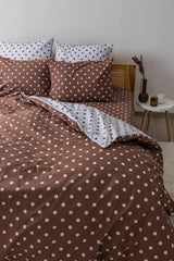 Комплект постільної білизни ТЕП "Happy Sleep" Cappuccino Dots, 50x70 сімейний 
