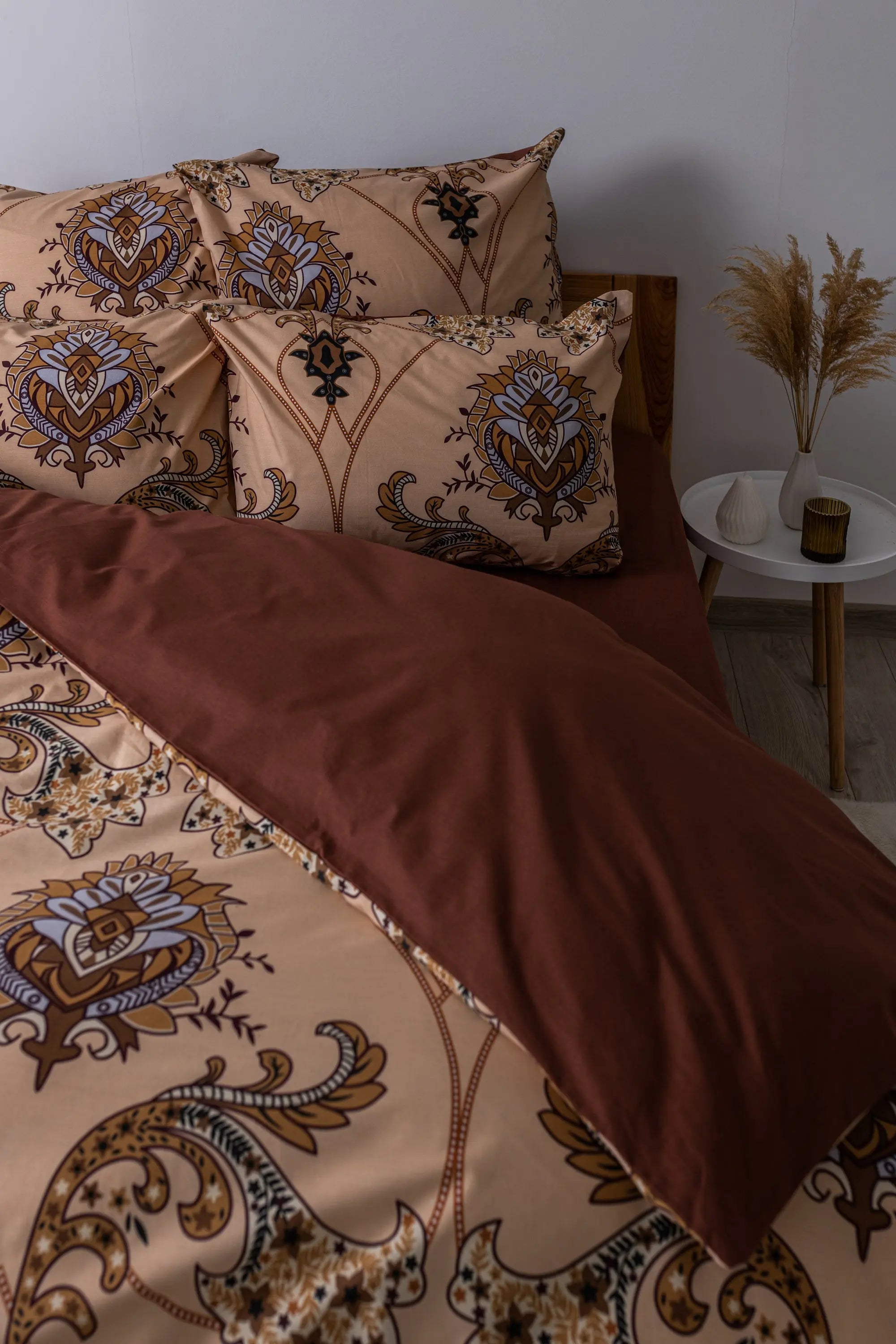 Комплект постільної білизни ТЕП "Soft dreams" Chocolate Fusion, 70x70 полуторний 
