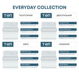 Комплект постільної білизни "Everyday collection" сімейний Black and Yellow 