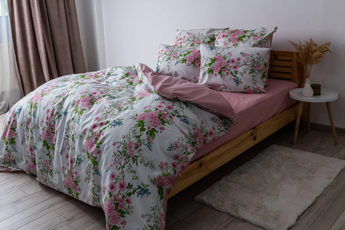 Комплект постільної білизни ТЕП "Soft dreams" Floral Dream, 70x70 євро