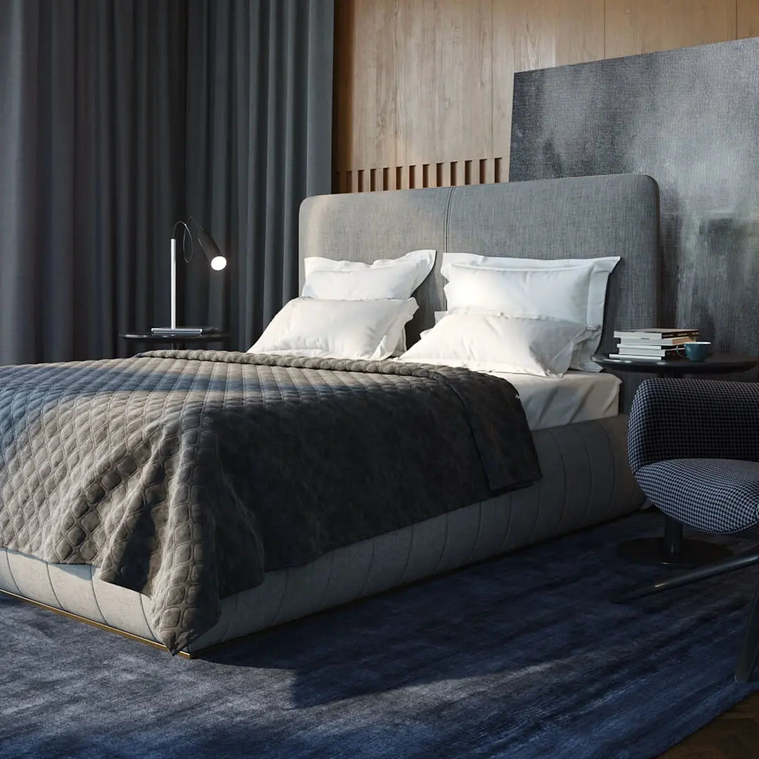 Покривало ТЕП "VELOUR" 180*240 см світло-сірий 