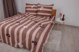 Комплект постільної білизни ТЕП "Soft dreams" Line Brown, 70x70 полуторний 