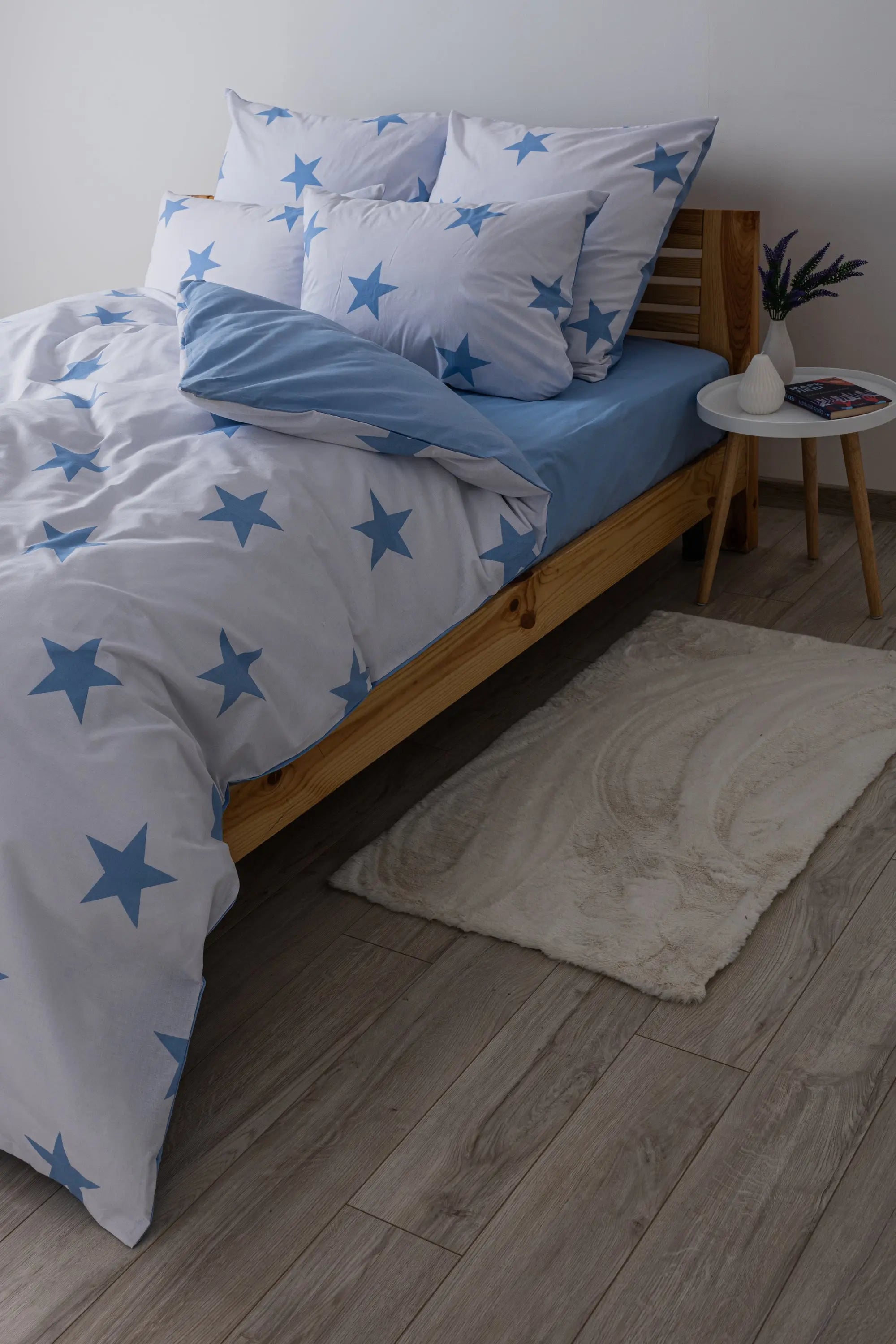 Комплект постільної білизни ТЕП "Soft dreams" Morning Star Blue, 70x70 сімейний 