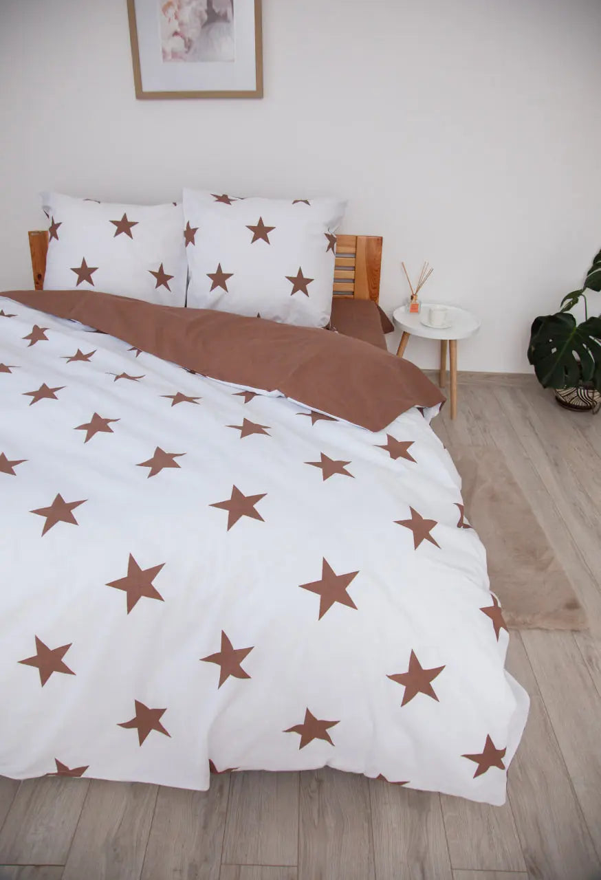 Комплект постільної білизни ТЕП "Soft dreams" Morning Star Cappuccino, 70х70 сімейний 