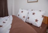 Комплект постільної білизни ТЕП "Soft dreams" Morning Star Cappuccino, 70x70 двоспальний 