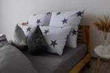 Комплект постільної білизни ТЕП "Soft dreams" Morning Star Grey, 70x70 двоспальний 