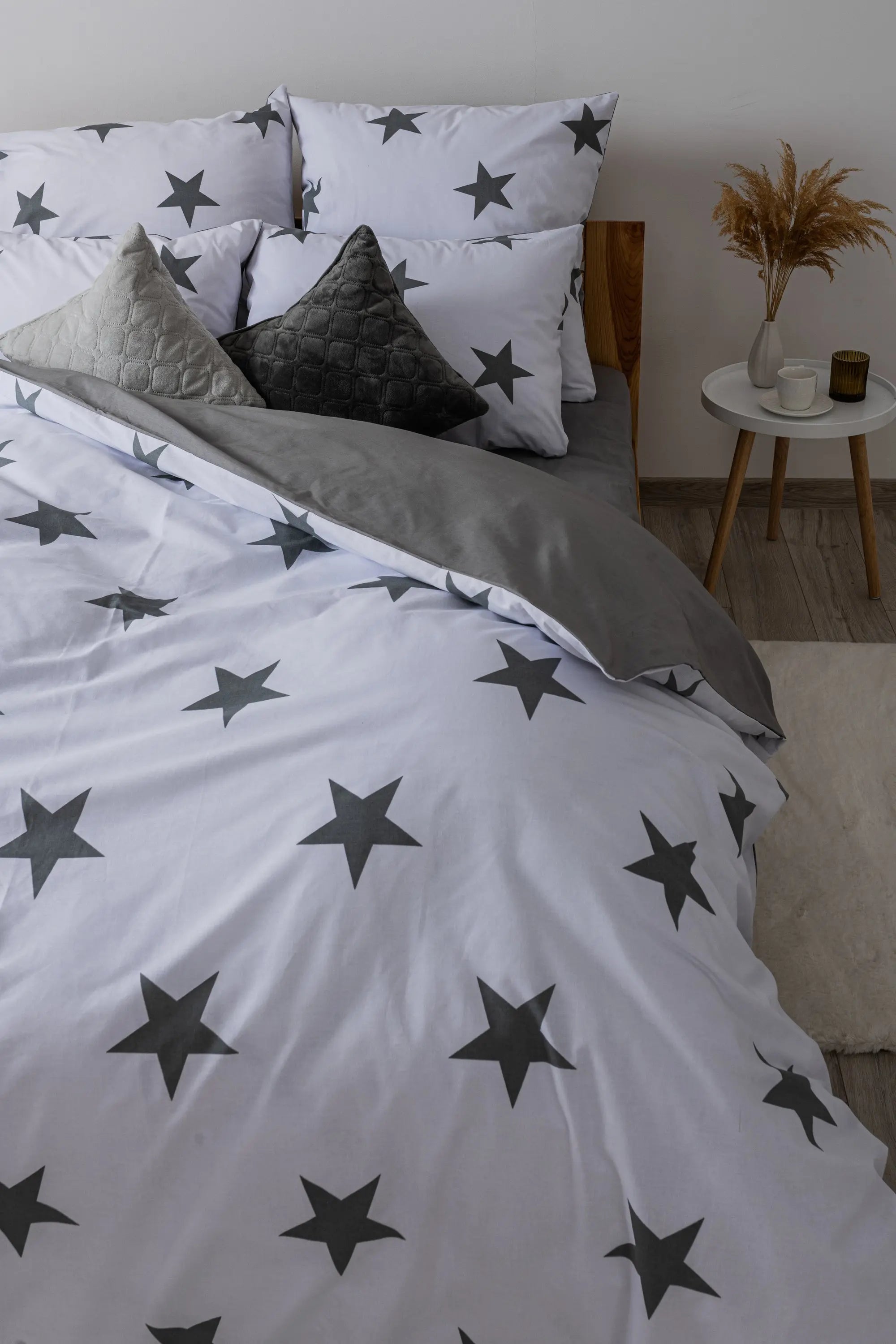 Комплект постільної білизни ТЕП "Soft dreams" Morning Star Grey, 70x70 двоспальний 