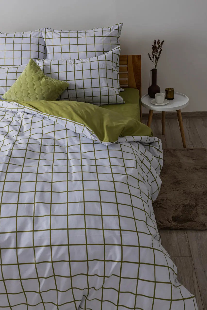 Комплект постільної білизни "ТЕП" Olive Check, 70x70 сімейний 