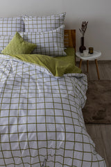 Комплект постільної білизни ТЕП "Happy Sleep" Olive Check, 50x70 полуторний 