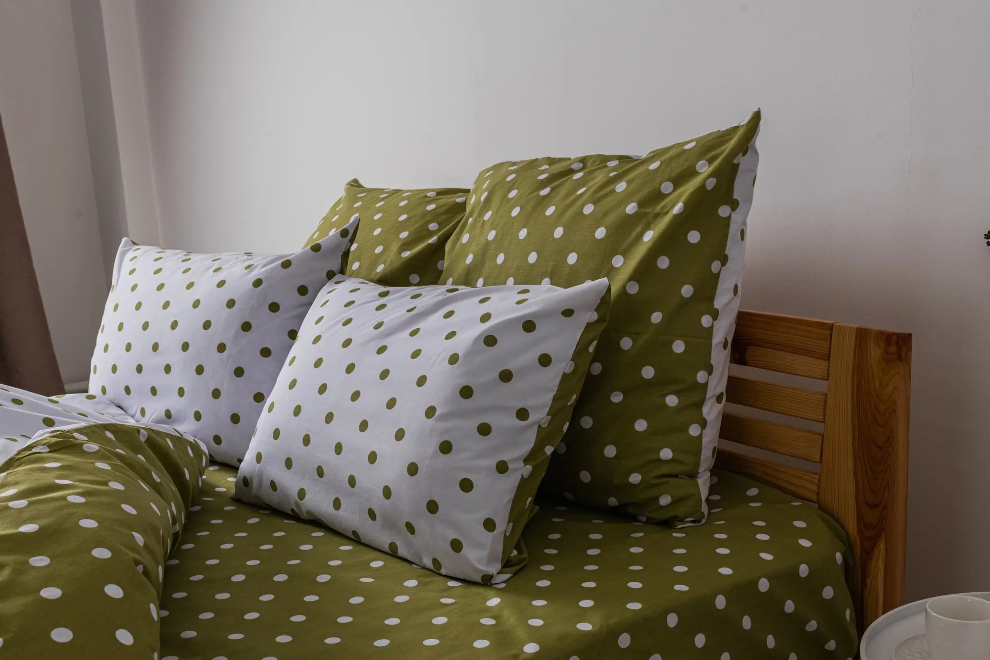 Комплект постільної білизни ТЕП "Happy Sleep" Olive Dots, 50x70 сімейний 
