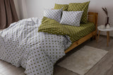 Комплект постільної білизни "ТЕП" Olive Dots, 70x70 євро 