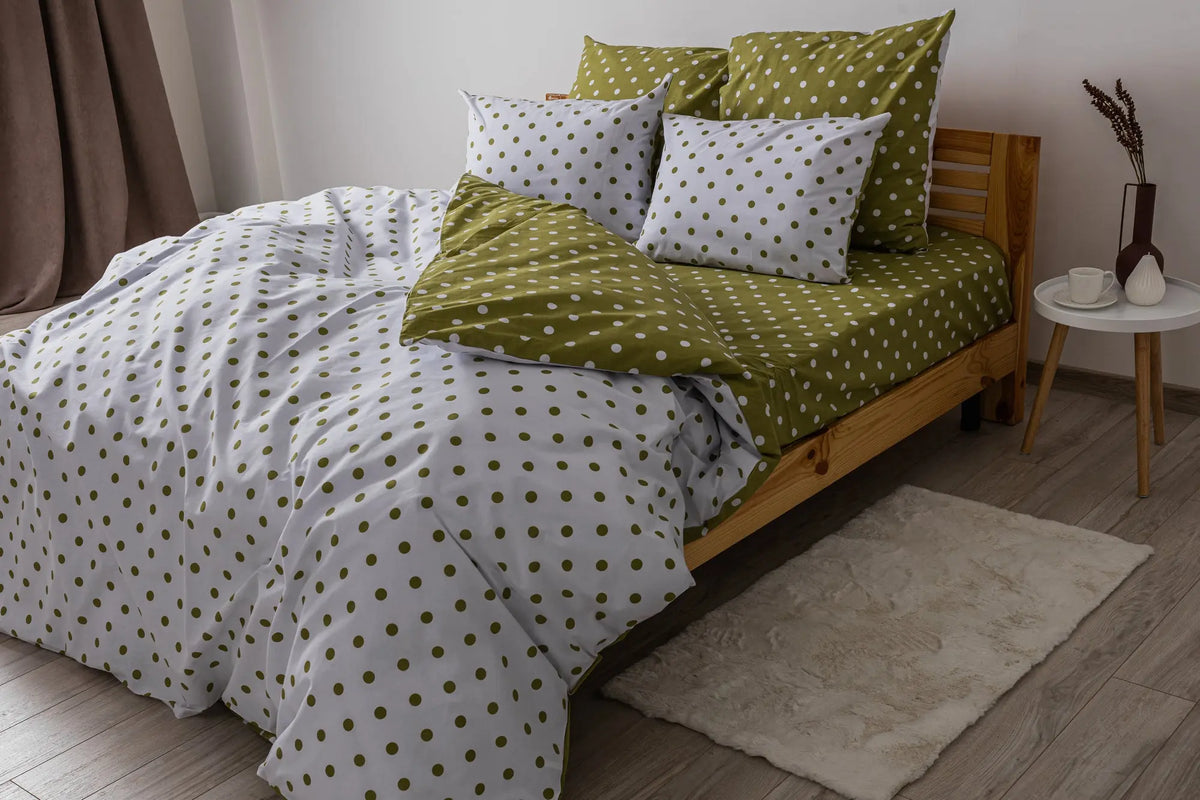 Комплект постільної білизни "ТЕП" Olive Dots, 70x70 полуторний