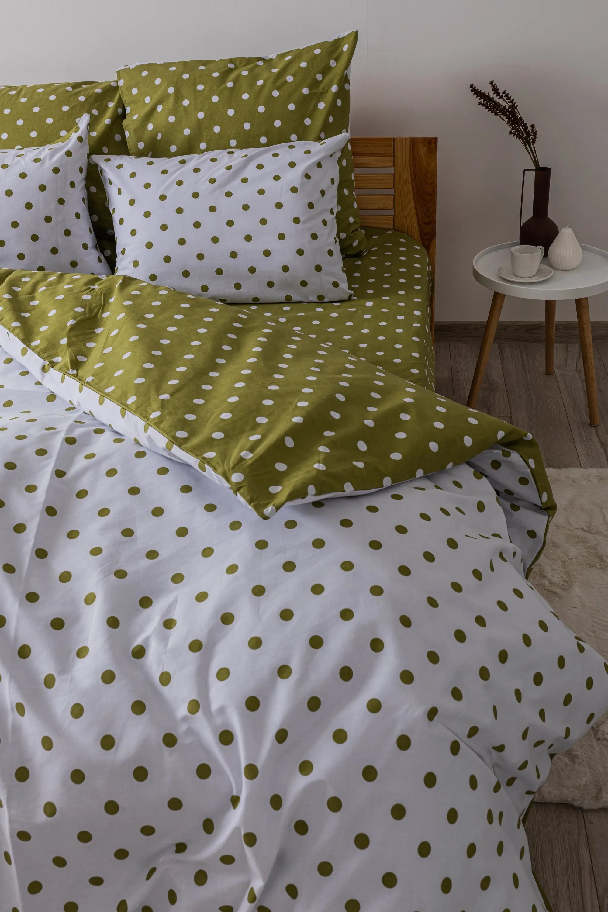 Комплект постільної білизни "ТЕП" Olive Dots, 70x70 двоспальний 