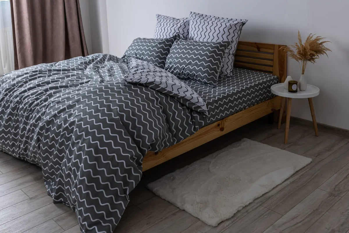 Комплект постільної білизни "ТЕП" Pearl Dream - GREY, 70x70 полуторний