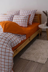 Комплект постільної білизни "ТЕП" TERRACOTTA Check, 70x70 двоспальний 