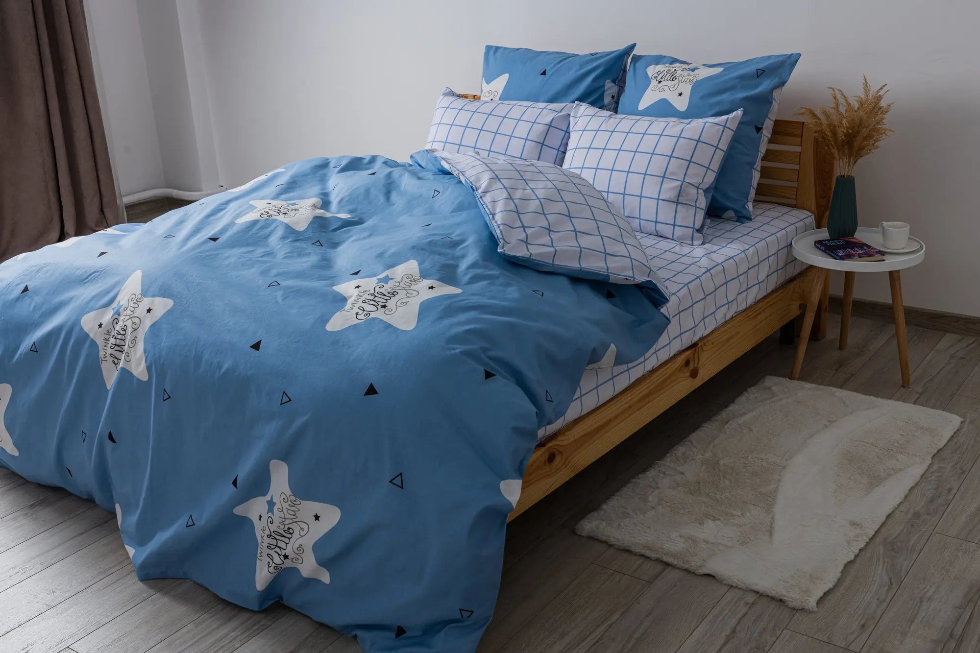 Комплект постільної білизни ТЕП "Soft dreams" Twinkle Stars, 70x70 євро 