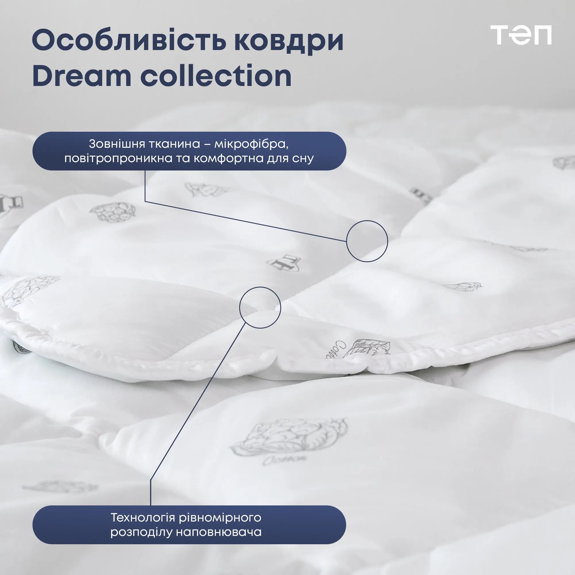 Ковдра "DREAM COLLECTION" COTTON 140*210 см 