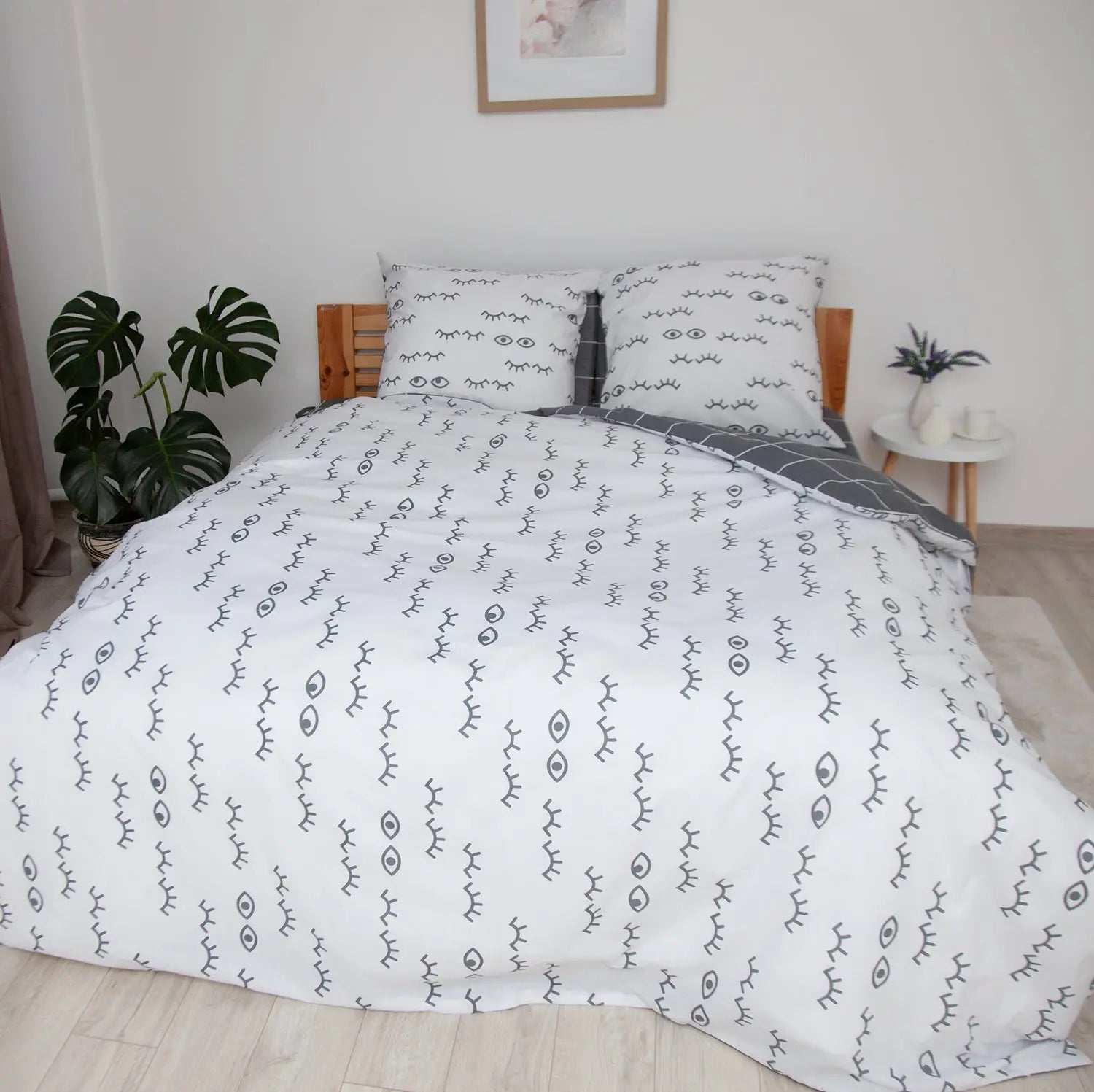 Комплект постільної білизни ТЕП "Soft dreams" White Look, 70x70 двоспальний 